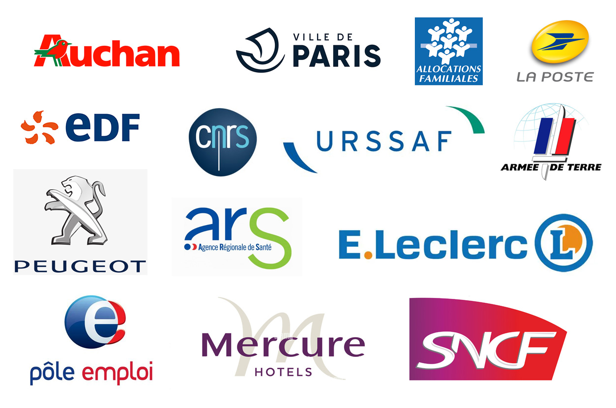  Formations  à Orléans 45, Chartres 28, Auxerre 89- Références clients 